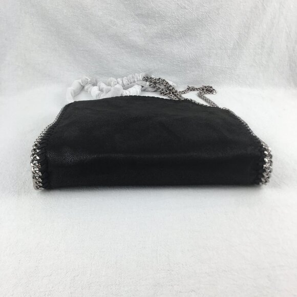 Stella McCartney x Ed Curtis Shared 3 Mini Falabella Embroidered Logo Faux Black - Picture 4 of 12